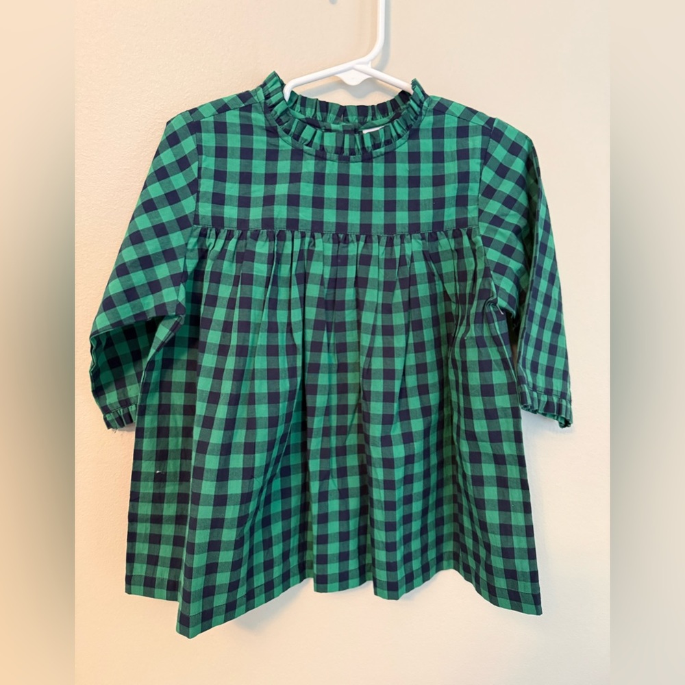 Eyelet & Ivy Green and Navy Shirt